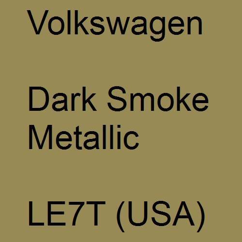 Volkswagen, Dark Smoke Metallic, LE7T (USA).